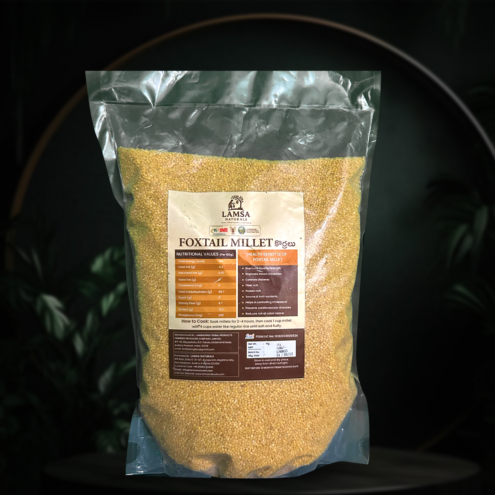 Foxtail Millet Grains - Korralu