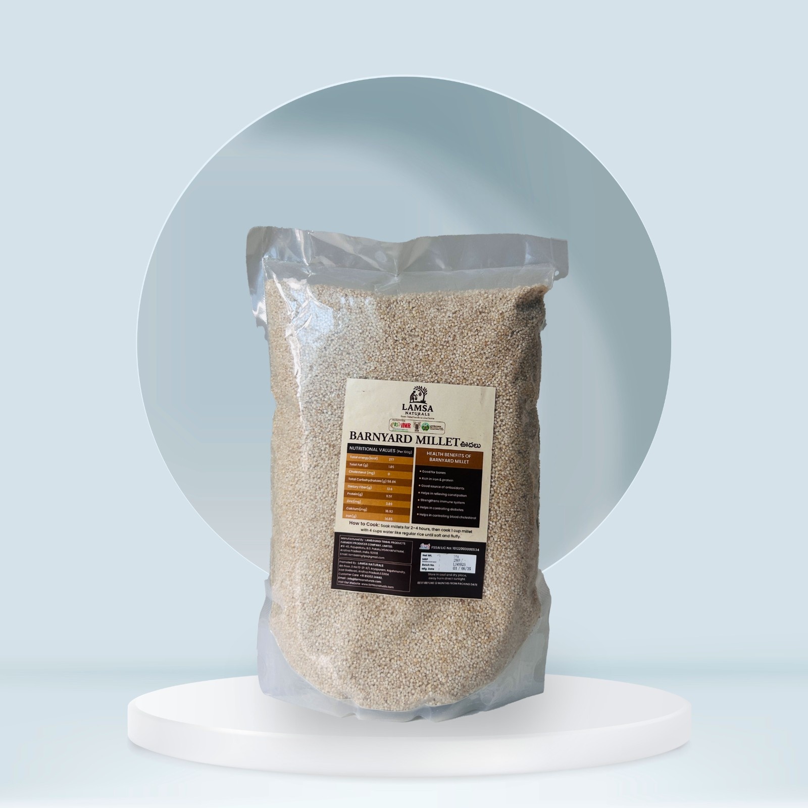 LAMSA BARNYARD MILLET GRAINS -UDHALU